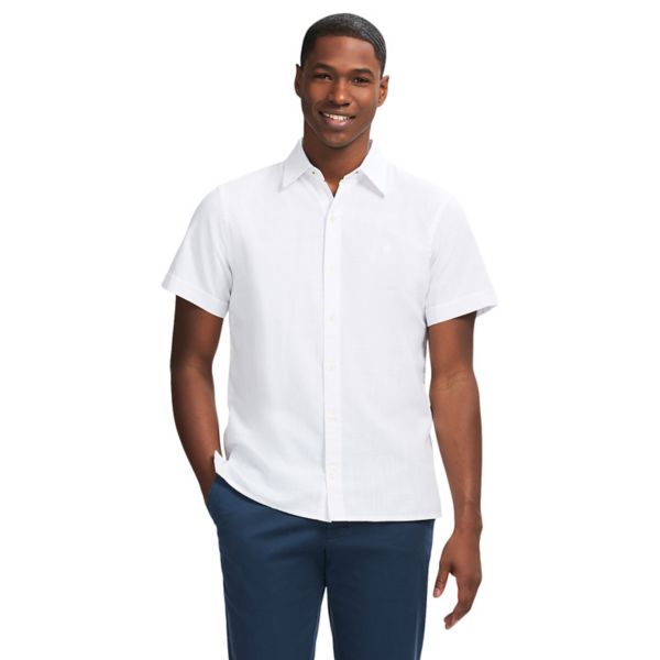 Мужская рубашка мадрас с коротким рукавом и застежкой на пуговицы Izod, белый
Мужская рубашка мадрас с коротким рукавом и застежкой на пуговицы Izod, белый