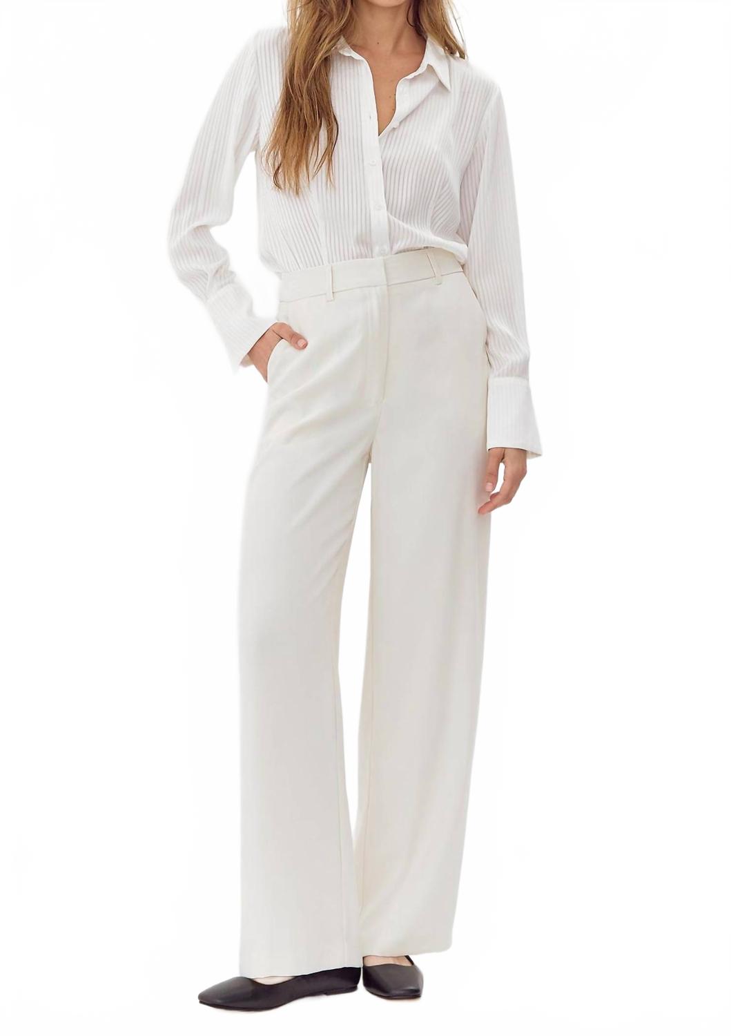 Брюки Valeria с высокой посадкой в цвете экрю GREYLIN, Ecru
Брюки Valeria с высокой посадкой в цвете экрю GREYLIN, Ecru