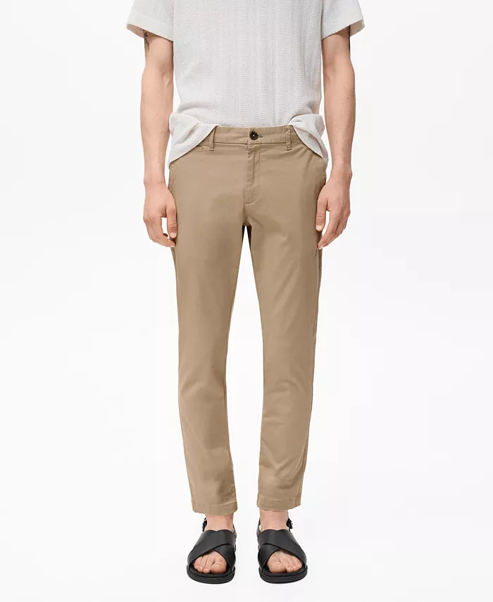 Мужские укороченные зауженные брюки чино Prato Mango, загар/бежевый
Мужские укороченные зауженные брюки чино Prato Mango, загар/бежевый