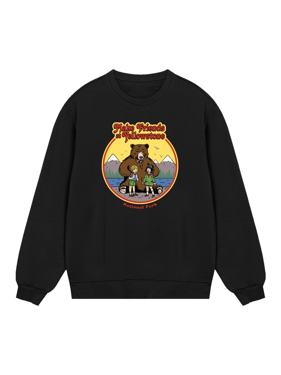 Толстовка F4NT4STIC US National Parks Make Friends At Yellowstone, черный
Толстовка F4NT4STIC US National Parks Make Friends At Yellowstone, черный