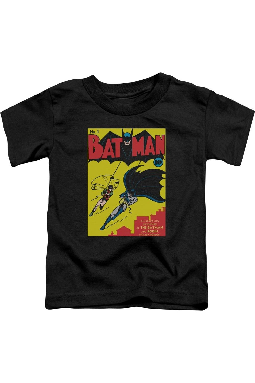 Футболка с коротким рукавом Batman First для малышей Gildan, черный
Футболка с коротким рукавом Batman First для малышей Gildan, черный