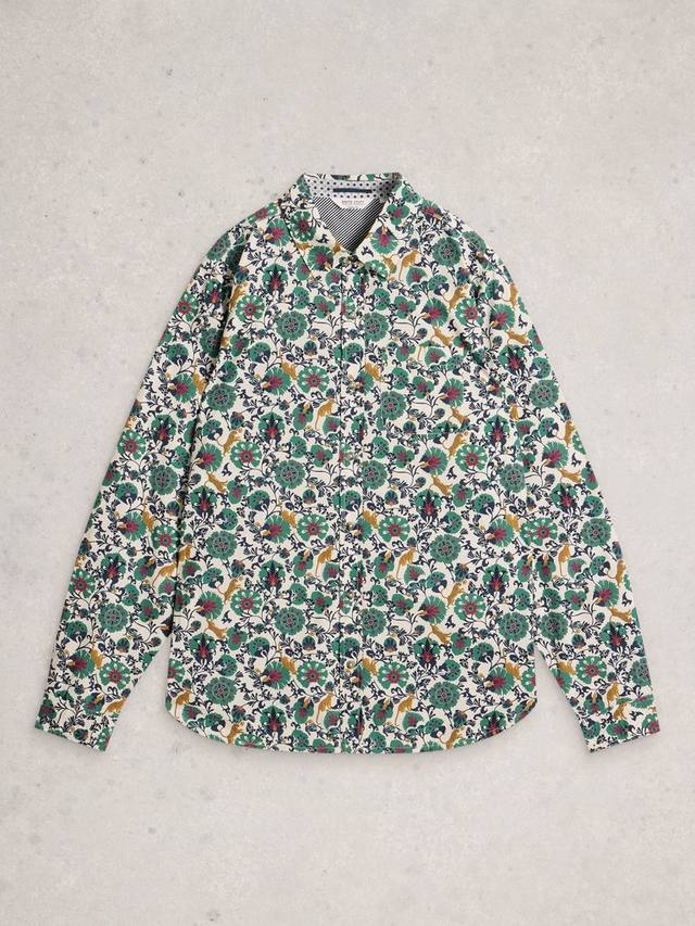 Футболка Finsbury с длинными рукавами и воротником в цветочном принте White Stuff
Футболка Finsbury с длинными рукавами и воротником в цветочном принте White Stuff