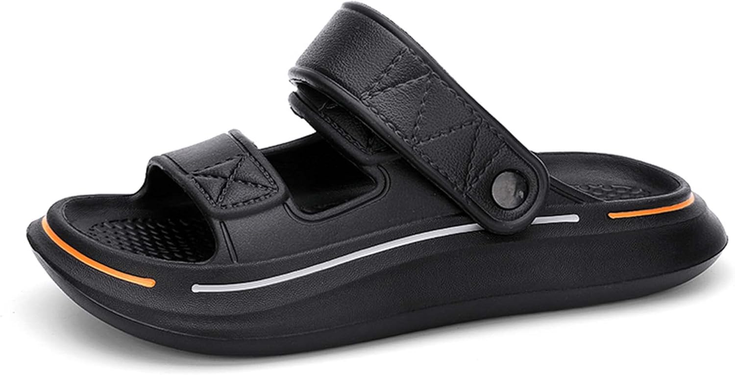 Мужские сандалии-шлепанцы летние EVA эластичные модные повседневные удобные дышащие легкие мягкие противоскользящие износостойкие, индивидуальность, двойное предназначение одной обуви Uangli, черный
Мужские сандалии-шлепанцы летние EVA эластичные модные повседневные удобные дышащие легкие мягкие противоскользящие износостойкие, индивидуальность, двойное предназначение одной обуви Uangli, черный