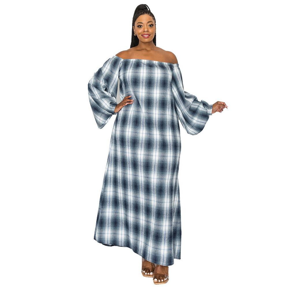 Фланелевое платье макси Zoe L I V D, темно-синий
Фланелевое платье макси Zoe L I V D, темно-синий