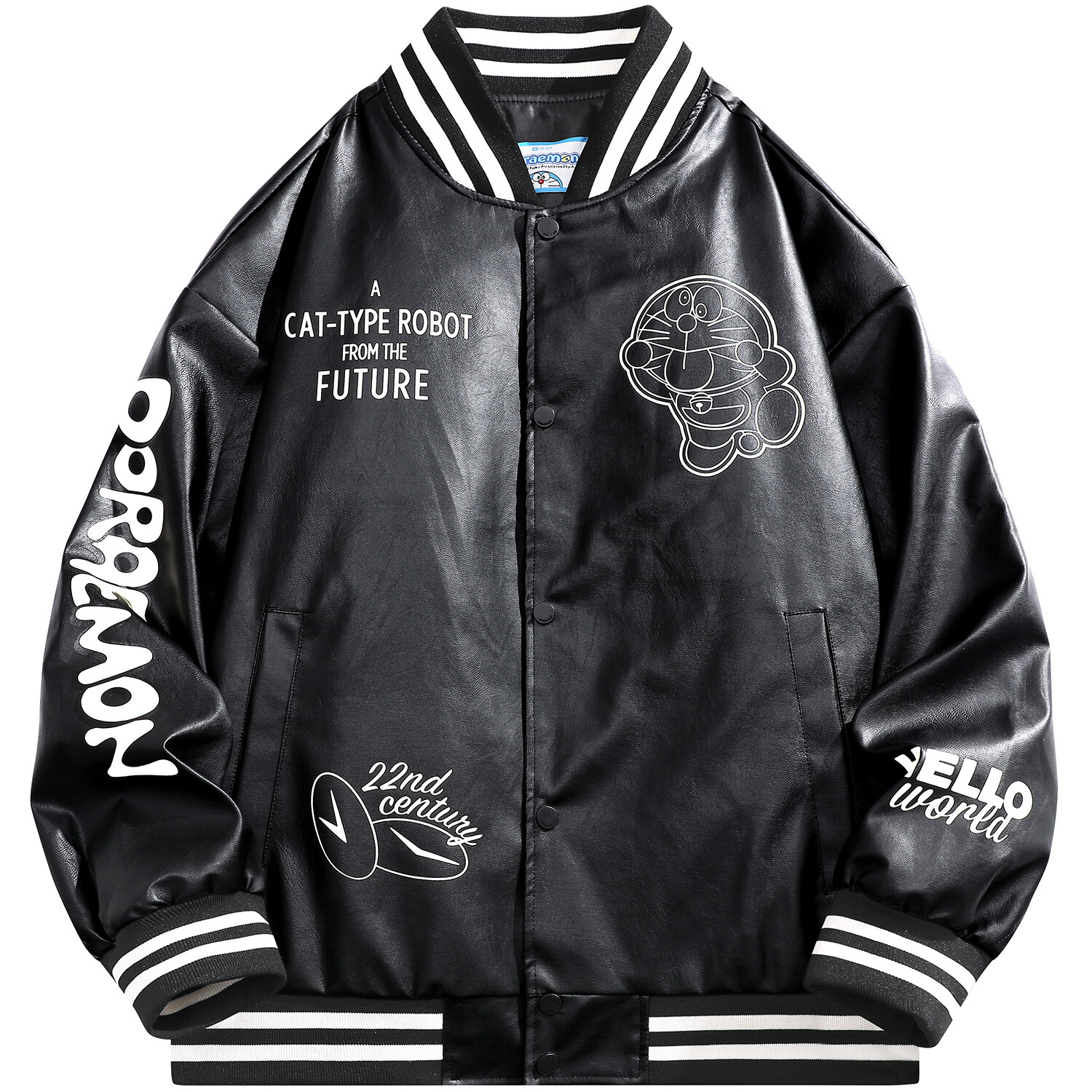 Бейсбольная куртка унисекс Doraemon, Черный
Бейсбольная куртка унисекс Doraemon, Черный