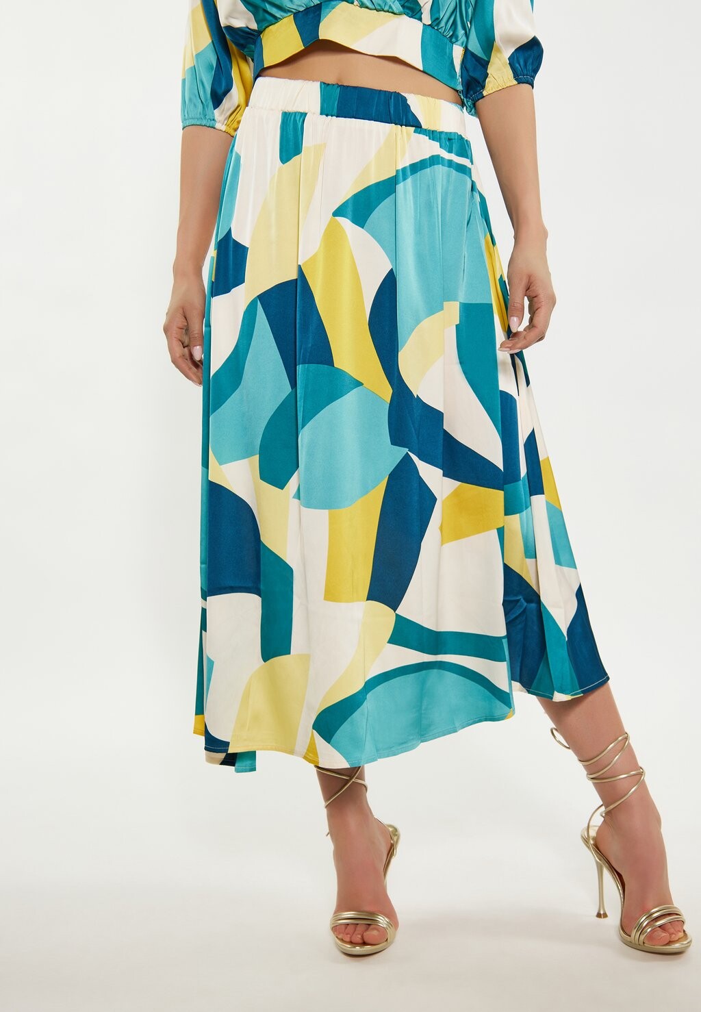 Юбка А-силуэта faina, синий
Юбка А-силуэта faina, синий