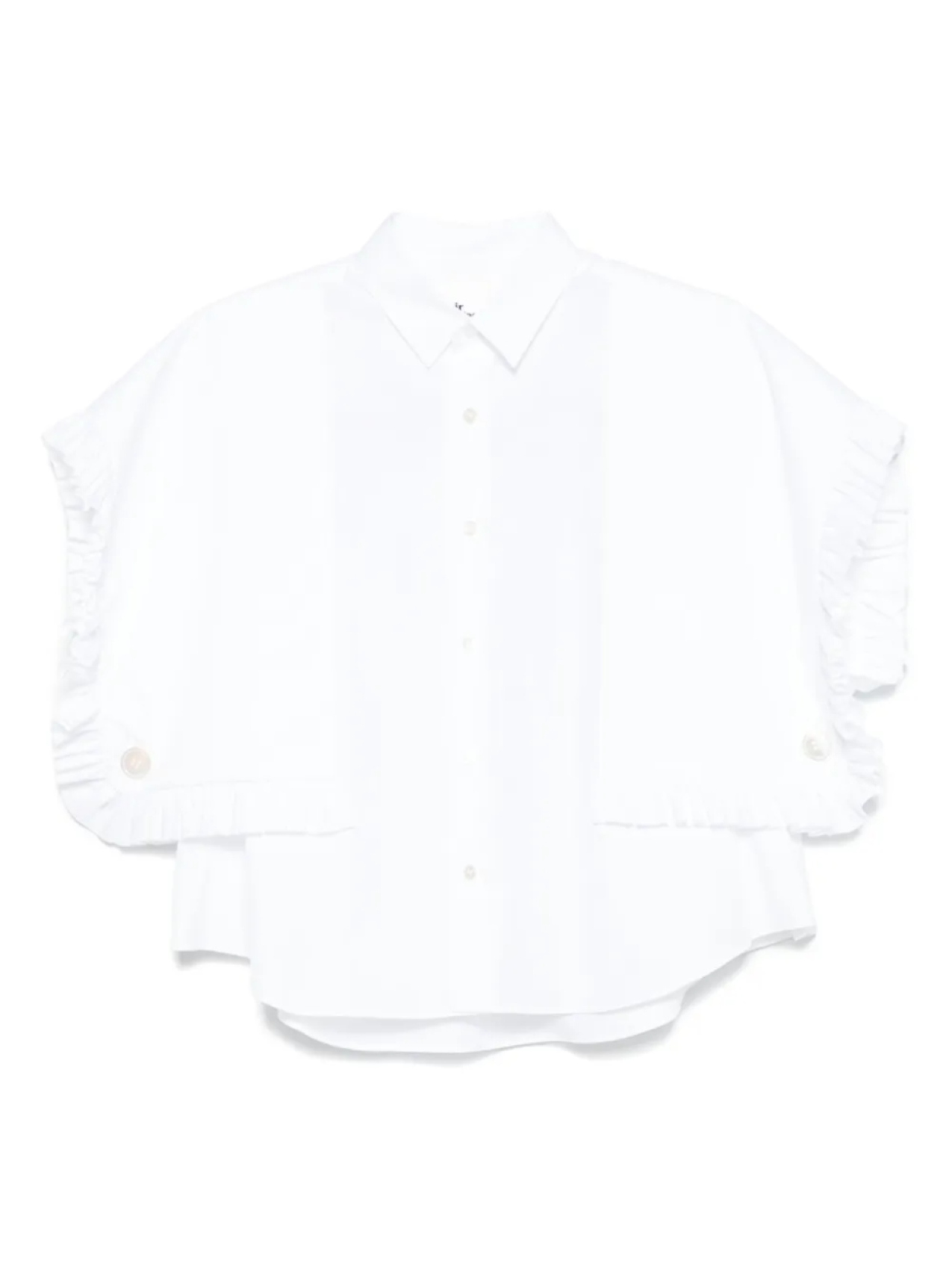 Noir Kei Ninomiya рубашка на пуговицах, белый
Noir Kei Ninomiya рубашка на пуговицах, белый