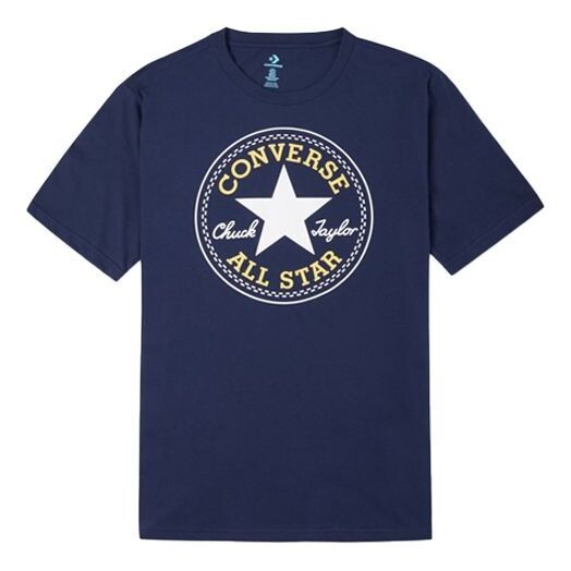 Футболка men's all star classic printing sports round neck short sleeve navy blue Converse, синий
Футболка men's all star classic printing sports round neck short sleeve navy blue Converse, синий