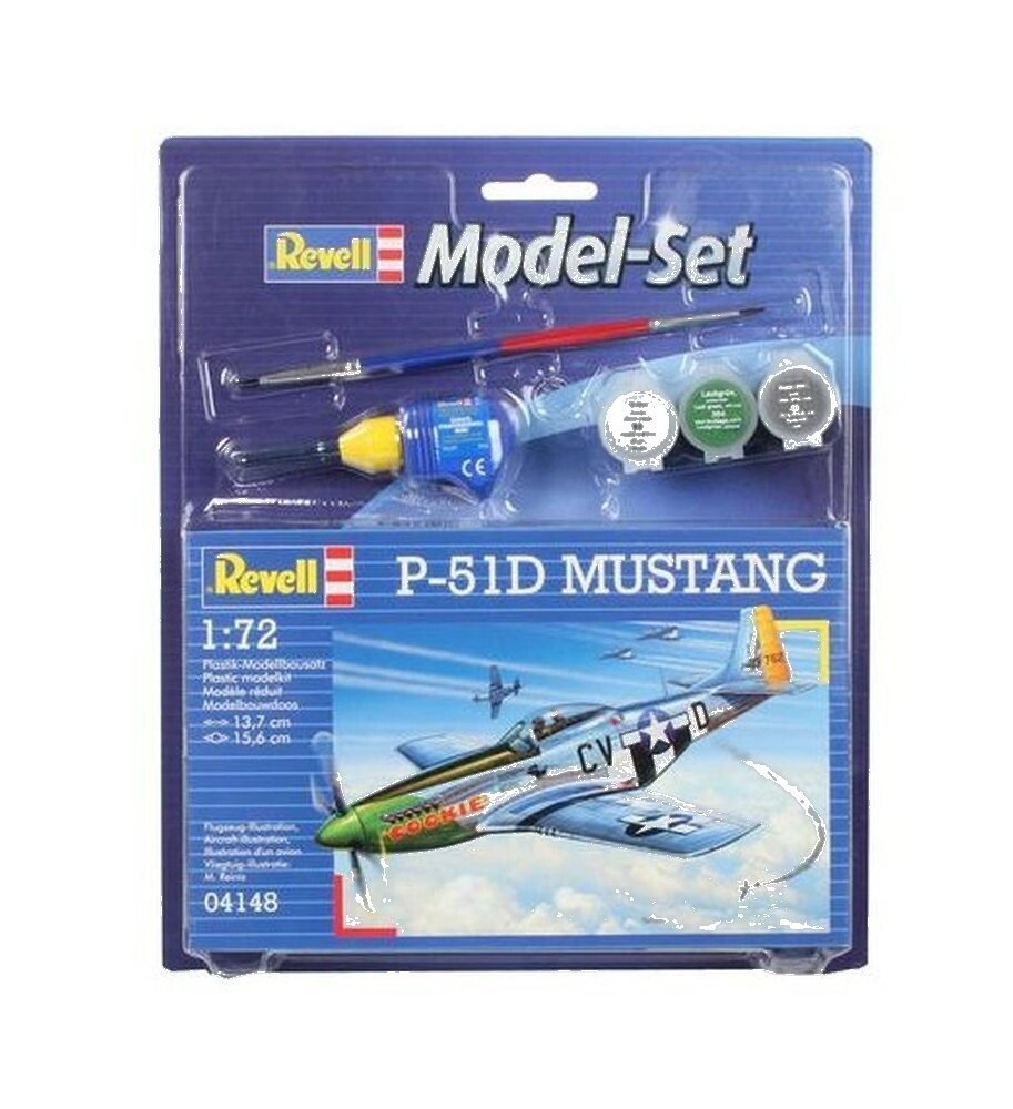 Revell, P-51 Mustang, Модельный комплект, 10+
Revell, P-51 Mustang, Модельный комплект, 10+