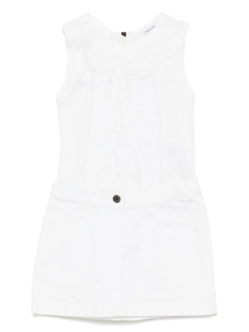 Джинсовое платье без рукавов Dolce & Gabbana Kids, белый
Джинсовое платье без рукавов Dolce & Gabbana Kids, белый