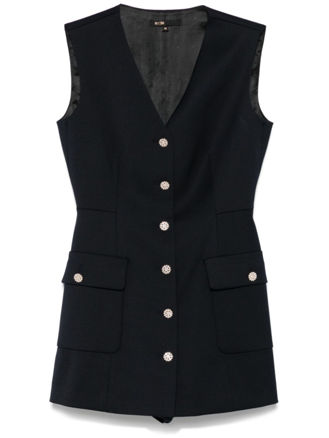 Maje комбинезон с V-образным вырезом, синий
Maje комбинезон с V-образным вырезом, синий