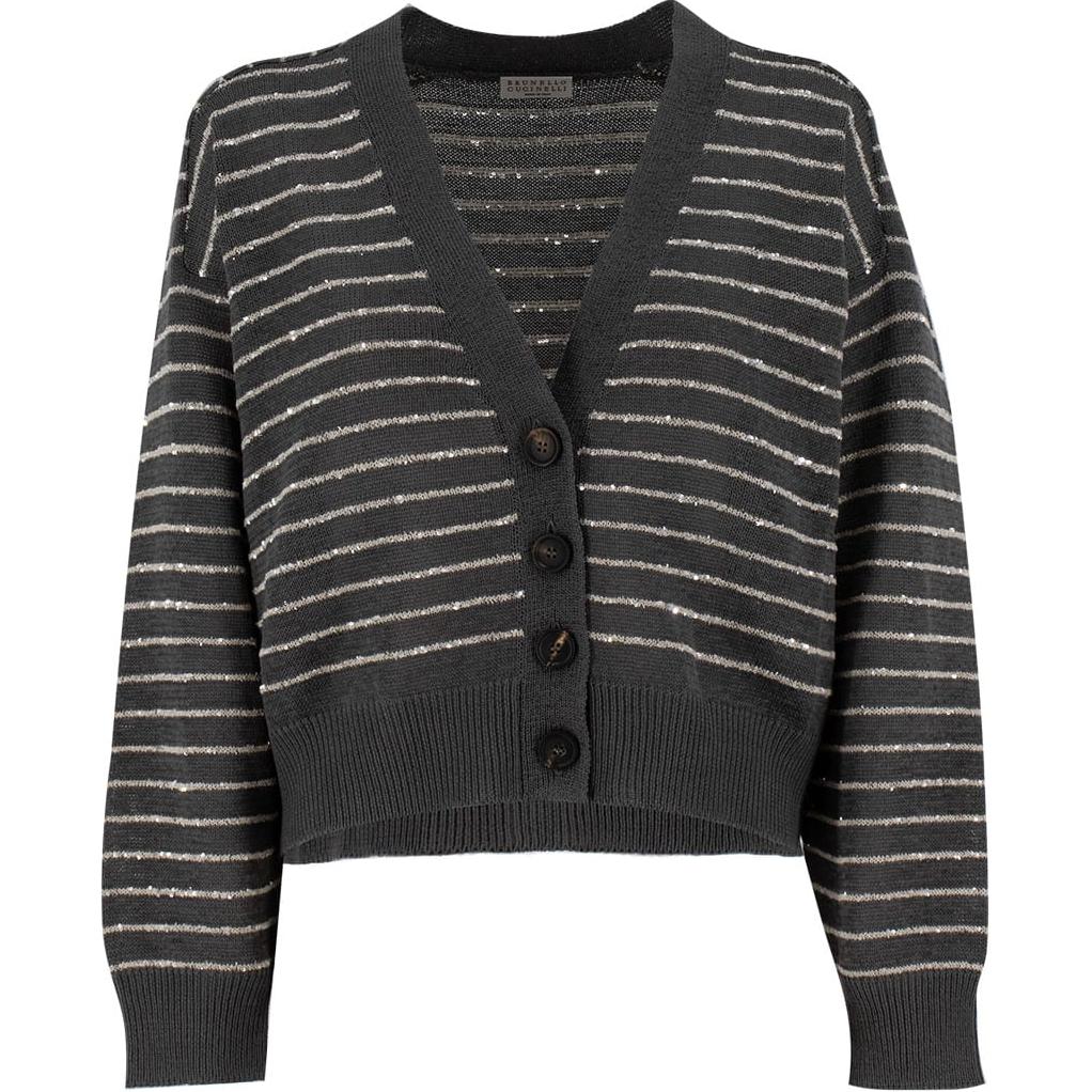 Топ Women's Charcoal Gray Brunello Cucinelli, серый
Топ Women's Charcoal Gray Brunello Cucinelli, серый