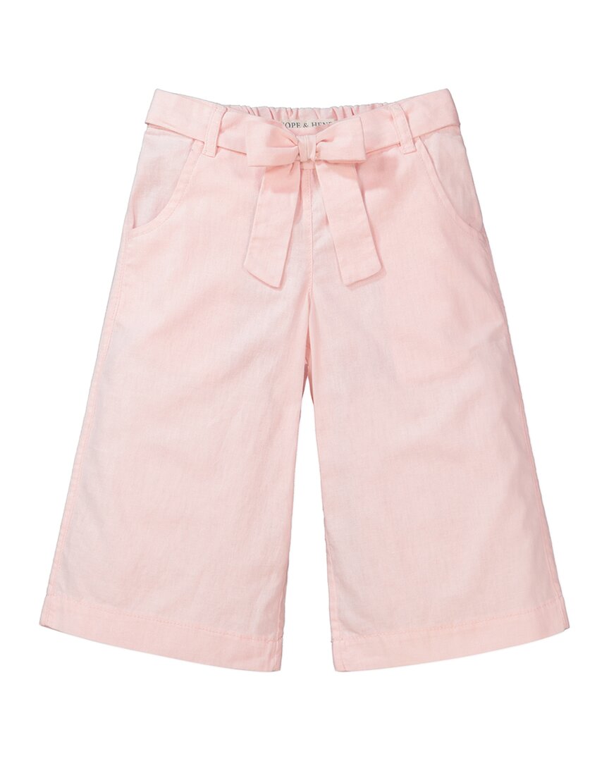 Hope & Henry Широкие укороченные брюки с бантом, розовый
Hope & Henry Широкие укороченные брюки с бантом, розовый