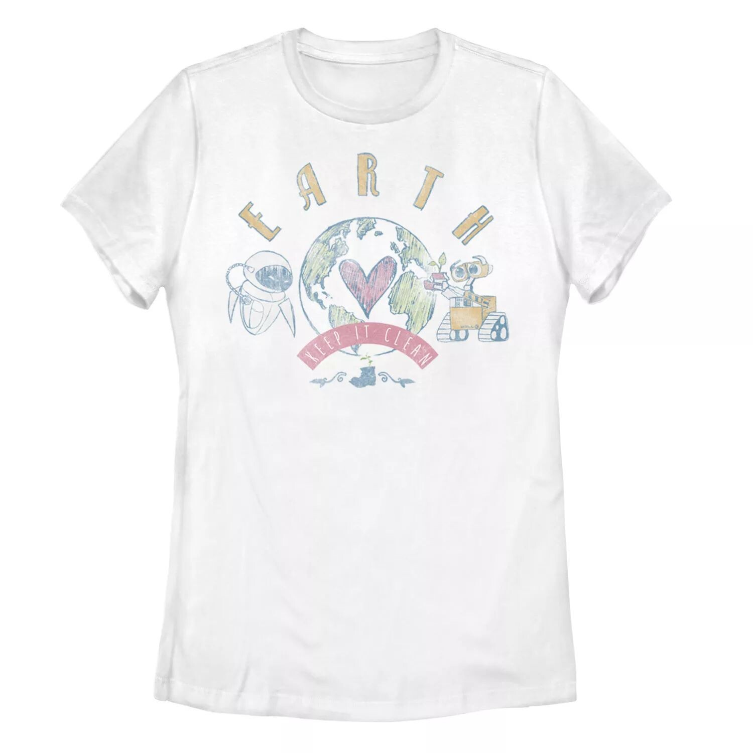 Детская футболка Disney Pixar Wall-E Eve Earth с надписью «Keep It Clean» Licensed Character
Детская футболка Disney Pixar Wall-E Eve Earth с надписью «Keep It Clean» Licensed Character