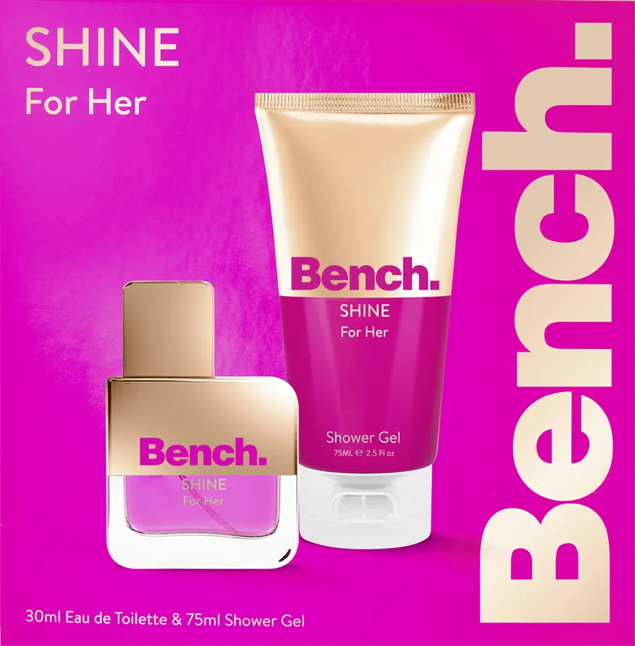 Гель для душа Bench Shine for Her, Geschenkset
Гель для душа Bench Shine for Her, Geschenkset