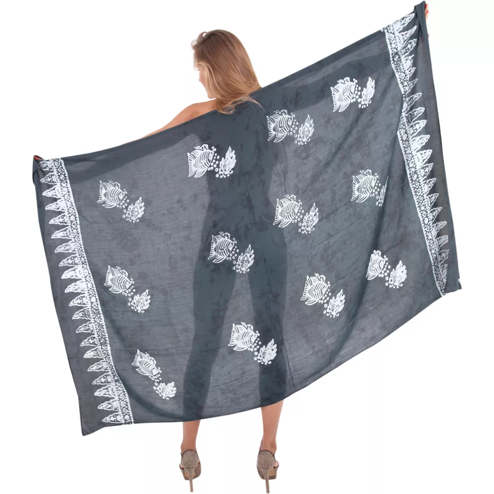 LA LEELA Женские летние накидки для бикини, пляжные накидки, юбки-саронг, купальники, купальные костюмы, накидки для женщин, один размер, серый, рыбный
LA LEELA Женские летние накидки для бикини, пляжные накидки, юбки-саронг, купальники, купальные костюмы, накидки для женщин, один размер, серый, рыбный