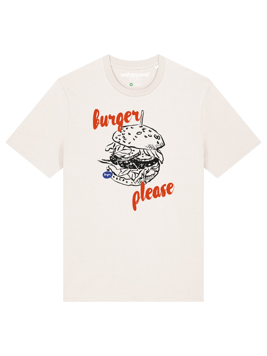 Рубашка Watapparel Burger Please, Natural White
Рубашка Watapparel Burger Please, Natural White