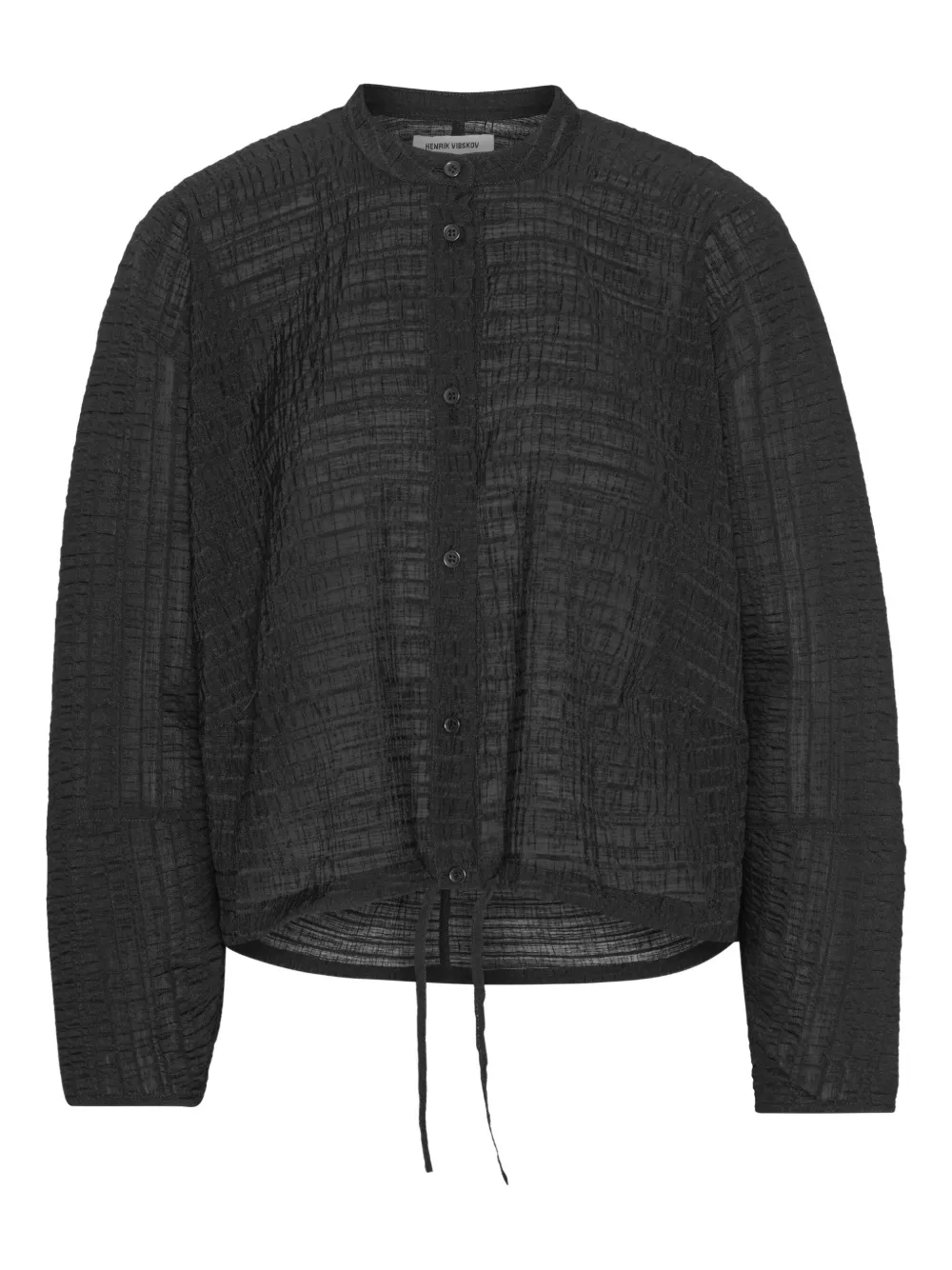 Фактурная рубашка Flat Henrik Vibskov, черный
Фактурная рубашка Flat Henrik Vibskov, черный