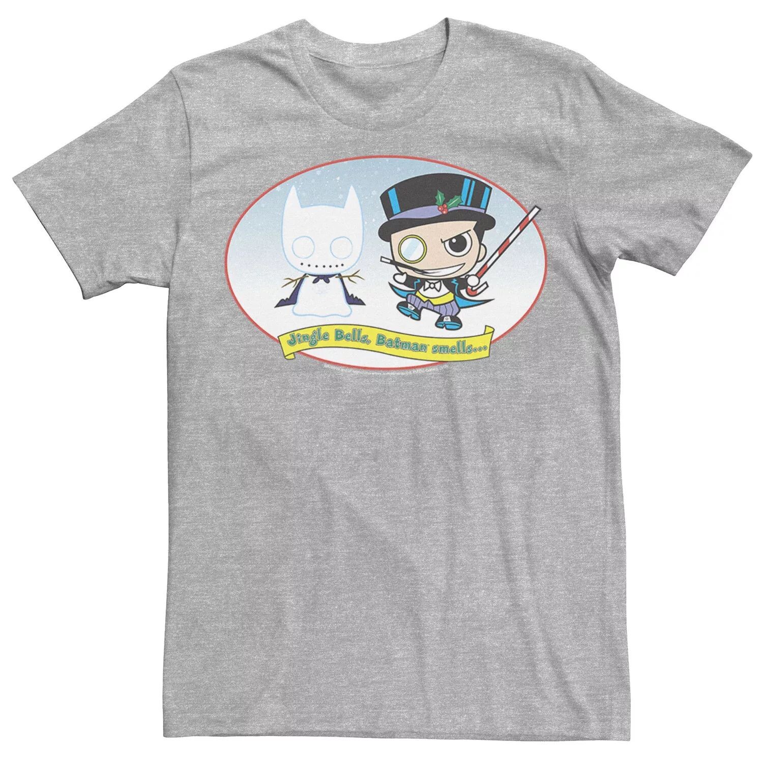 Мужская футболка DC Comics The Penguin Jingle Bells Batman Smells Christmas Tee Licensed Character
Мужская футболка DC Comics The Penguin Jingle Bells Batman Smells Christmas Tee Licensed Character