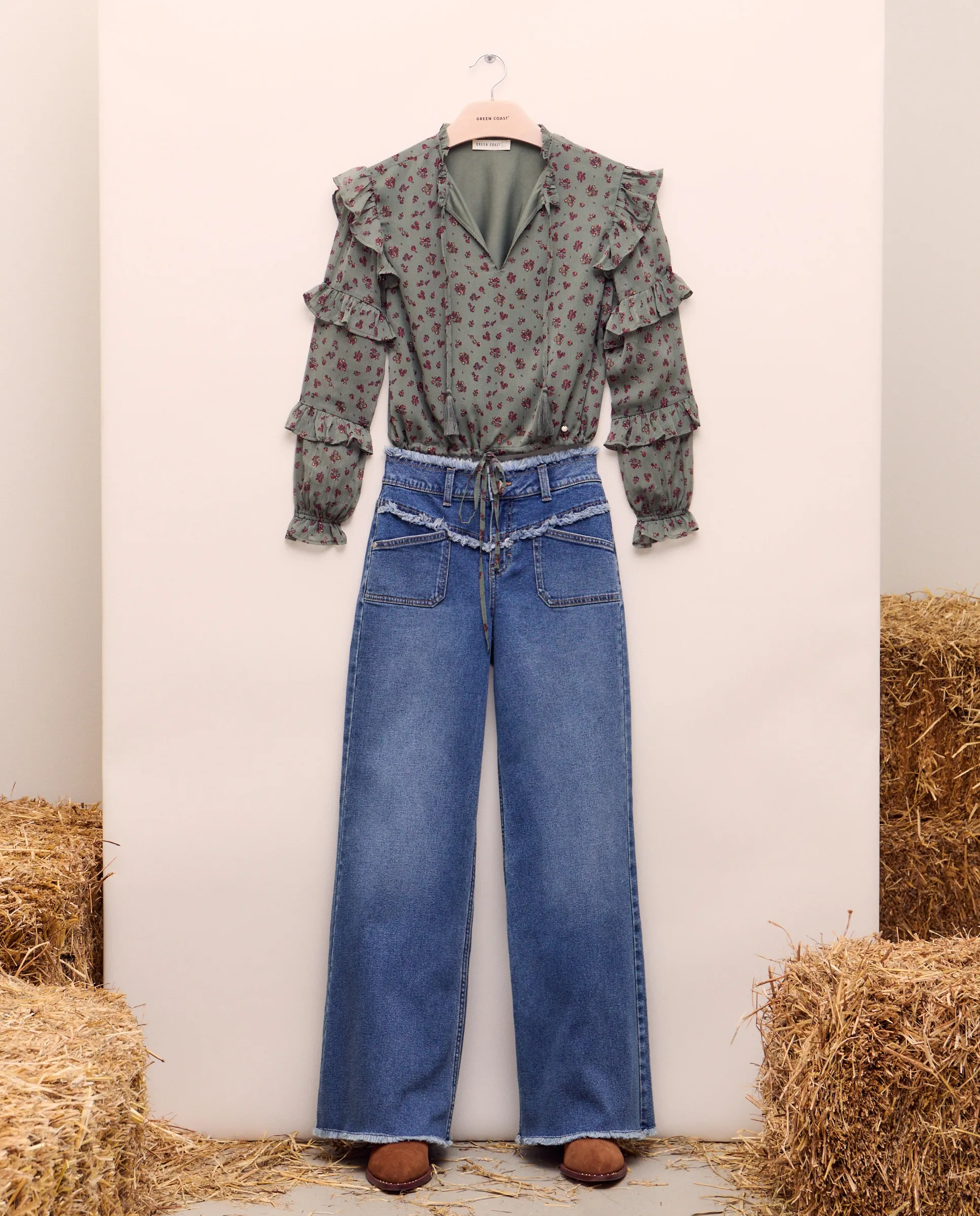 Женские брюки с бахромой Green Coast, индиго
Женские брюки с бахромой Green Coast, индиго