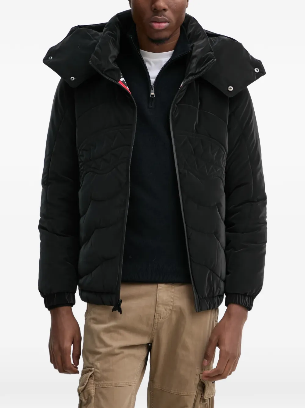 Стеганая куртка с капюшоном Sprayground, черный
Стеганая куртка с капюшоном Sprayground, черный