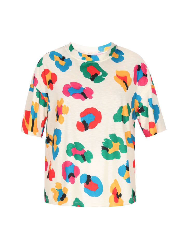 Женская футболка разноцветная, кремового цвета faina, Бежевый, Женская футболка разноцветная, кремового цвета faina
Женская футболка разноцветная, кремового цвета faina, Бежевый, Женская футболка разноцветная, кремового цвета faina