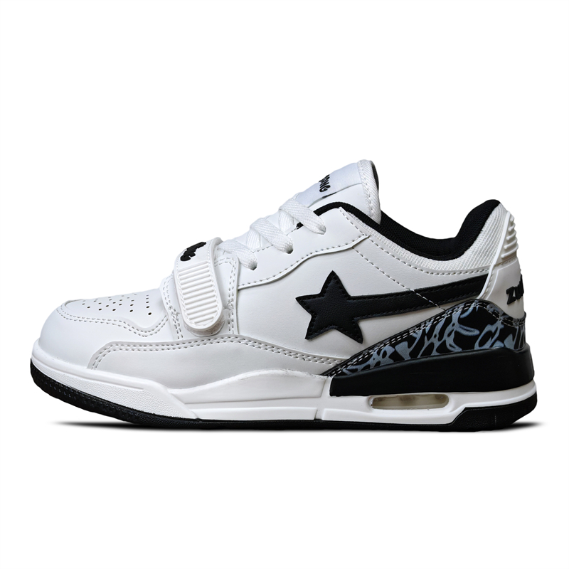 ZUIBANG Износостойкие и легкие низкие скейтерские кроссовки унисекс бело-черные, цвет White Black
ZUIBANG Износостойкие и легкие низкие скейтерские кроссовки унисекс бело-черные, цвет White Black