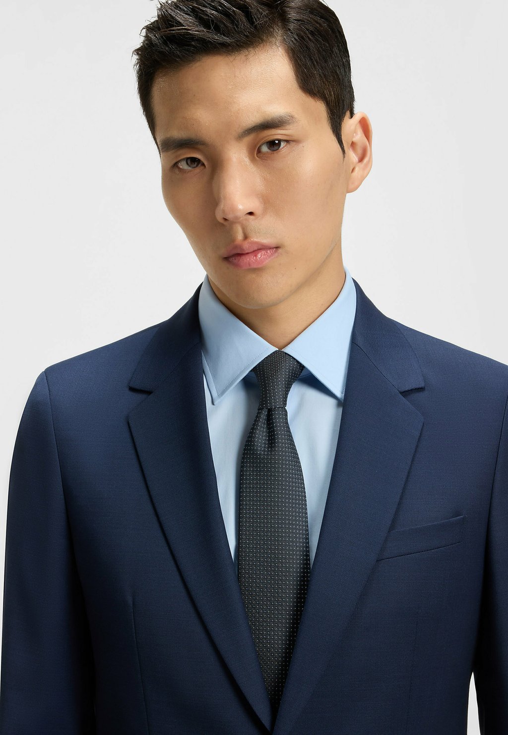 Галстук BOSS, темно-синий 
Галстук BOSS, темно-синий