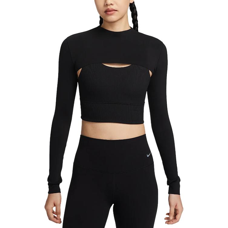 Nike Женский топ-кроп ZenvyDri Fit черный
Nike Женский топ-кроп ZenvyDri Fit черный