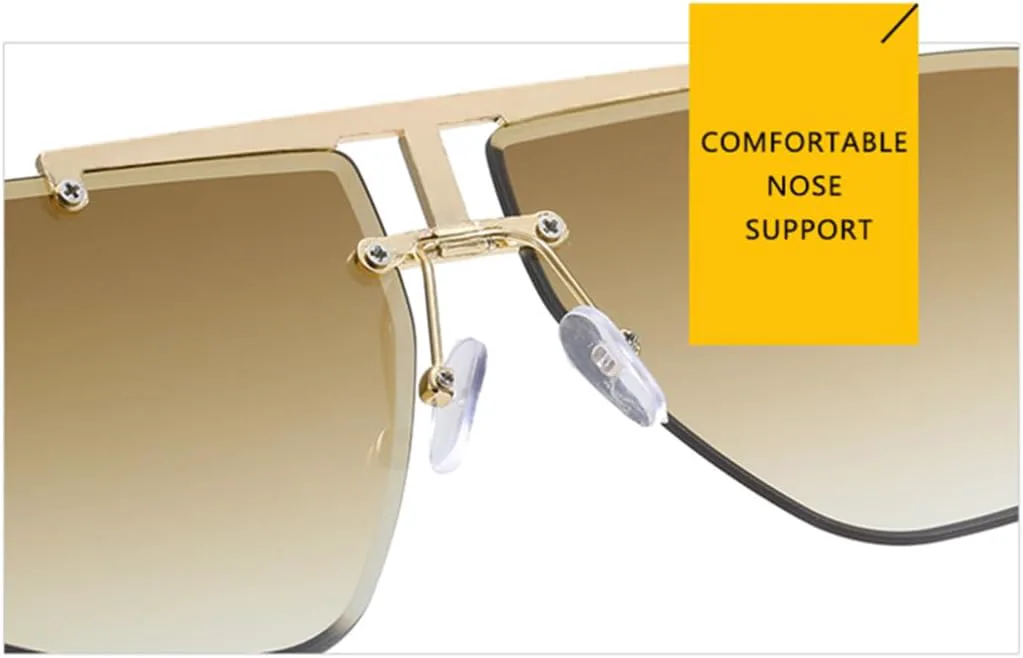 Солнцезащитные очки с двойной оправой, безрамочные, для женщин и мужчин, в стиле ретро, дизайнерские очки с защитой от УФ-излучения UV400 SZVVBKK, Orange
Солнцезащитные очки с двойной оправой, безрамочные, для женщин и мужчин, в стиле ретро, дизайнерские очки с защитой от УФ-излучения UV400 SZVVBKK, Orange