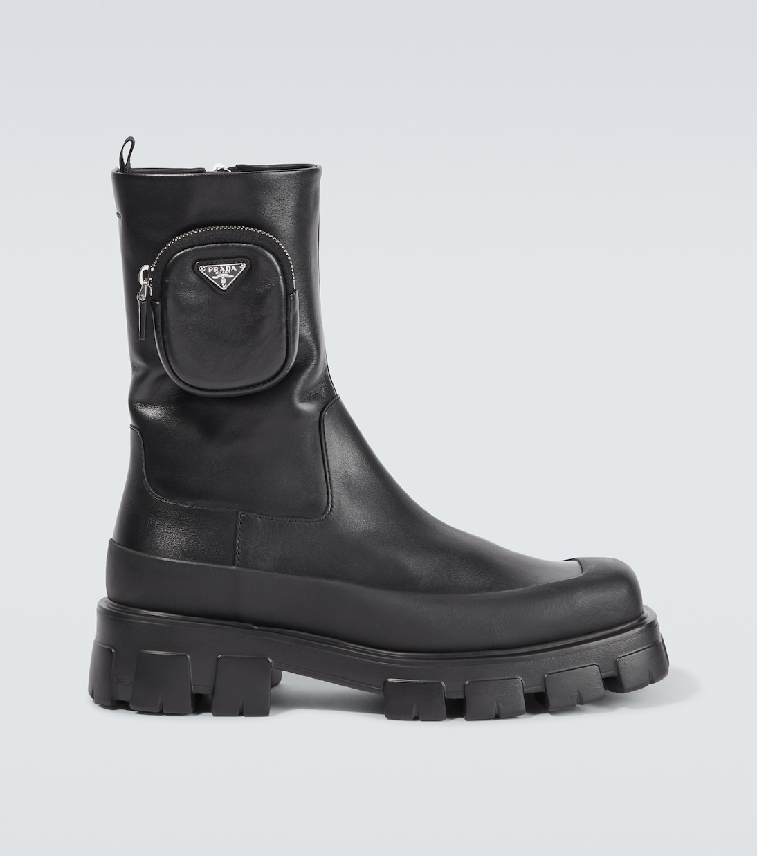 Кожаные ботинки до щиколотки Prada, F0002 - Nero
Кожаные ботинки до щиколотки Prada, F0002 - Nero