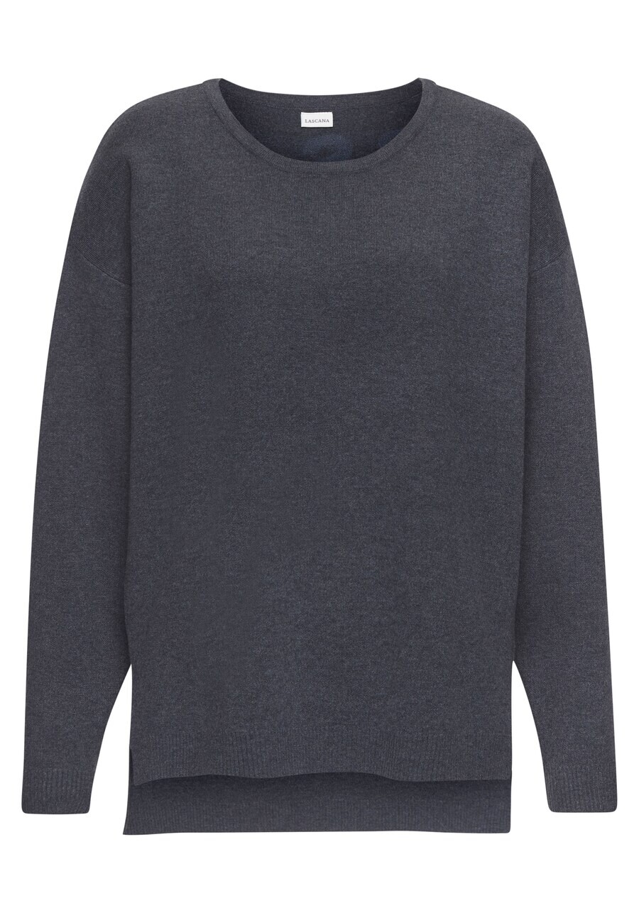 Тонкий вязаный свитер Elbsand Sweater, антрацит 
Тонкий вязаный свитер Elbsand Sweater, антрацит