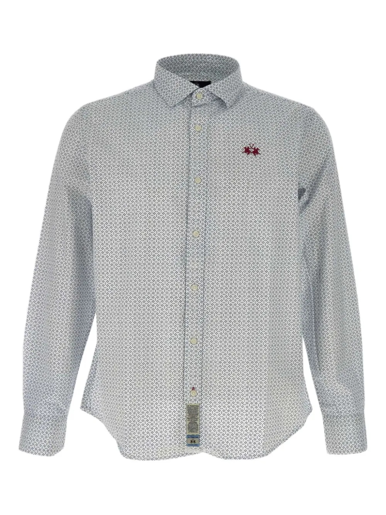 Хлопковая рубашка с графическим принтом La Martina, синий
Хлопковая рубашка с графическим принтом La Martina, синий