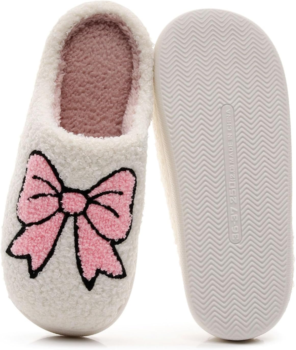 Женские и мужские домашние тапочки с элегантным бантиком, удобные плюшевые теплые тапочки, легкие, с нескользящей подошвой, для дома и улицы Oukisam, Bowknot 01
Женские и мужские домашние тапочки с элегантным бантиком, удобные плюшевые теплые тапочки, легкие, с нескользящей подошвой, для дома и улицы Oukisam, Bowknot 01