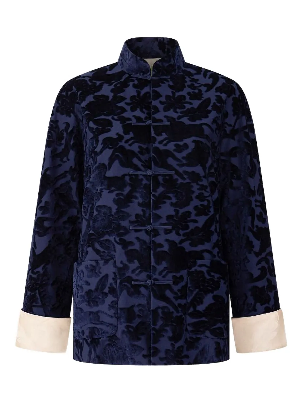 Жаккардовый жакет с узором Shanghai Tang, синий
Жаккардовый жакет с узором Shanghai Tang, синий