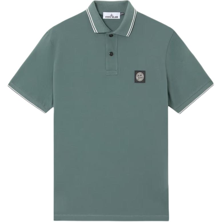 Поло с коротким рукавом и нашивкой с логотипом STONE ISLAND, темно-зеленый
Поло с коротким рукавом и нашивкой с логотипом STONE ISLAND, темно-зеленый