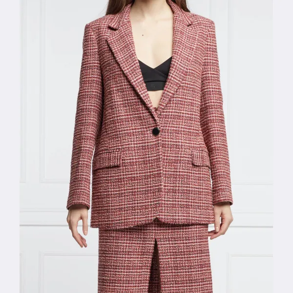 Блейзер Бишоп стройная фигура с добавлением шерсти Pinko, розовый
Блейзер Бишоп стройная фигура с добавлением шерсти Pinko, розовый