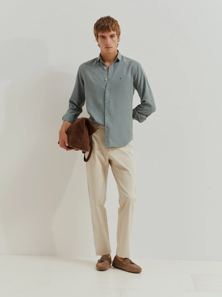 Хлопковые брюки классического кроя со стрелками для мужчин Lion Of Porches, бежевый
Хлопковые брюки классического кроя со стрелками для мужчин Lion Of Porches, бежевый