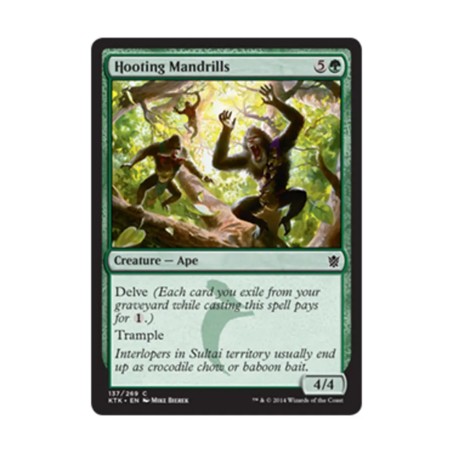 CCG Улюлюкающие мандрилы (С), MTG - Khans of Tarkir
CCG Улюлюкающие мандрилы (С), MTG - Khans of Tarkir