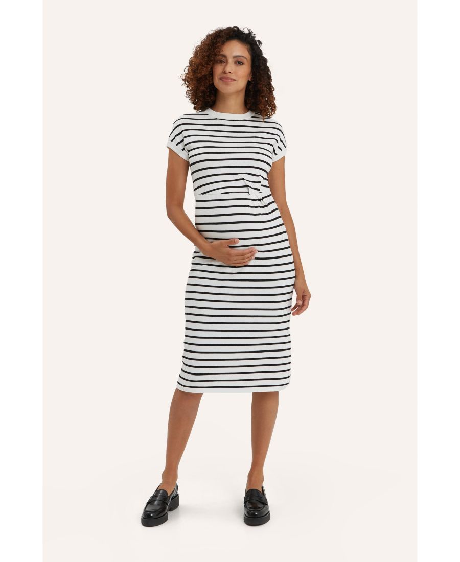 Платье Лидия для беременных NOM Maternity, Black white stripe
Платье Лидия для беременных NOM Maternity, Black white stripe