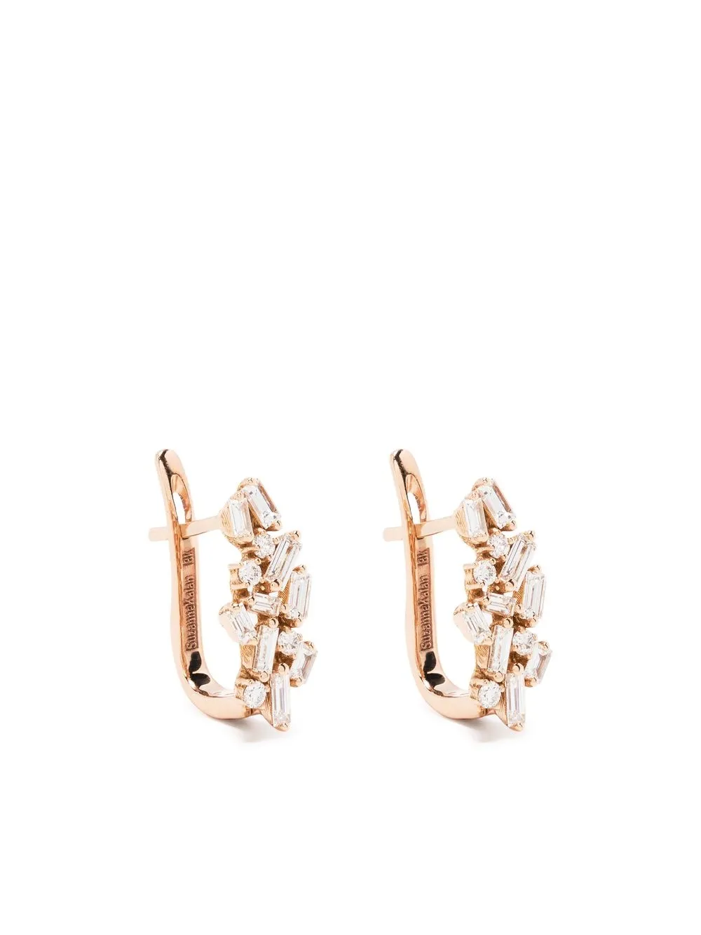 Серьги из розового золота с бриллиантами Suzanne Kalan, розовый
Серьги из розового золота с бриллиантами Suzanne Kalan, розовый
