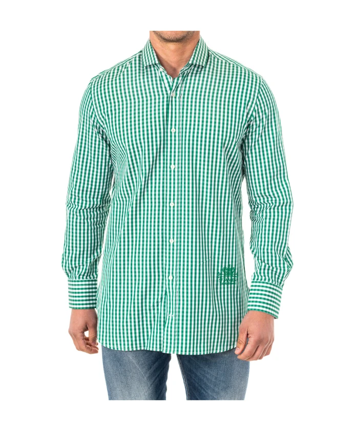 Рубашка в клетку с длинными рукавами La Martina, зеленый
Рубашка в клетку с длинными рукавами La Martina, зеленый