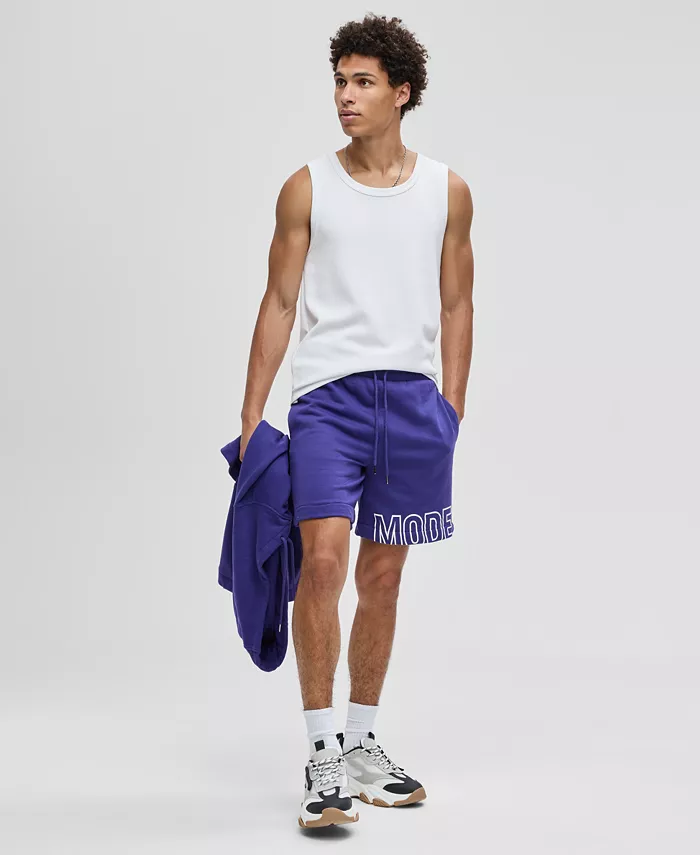 Мужские шорты из французского трикотажа с логотипом, 7 дюймов, стандартного кроя Mode of One, фиолетовый
Мужские шорты из французского трикотажа с логотипом, 7 дюймов, стандартного кроя Mode of One, фиолетовый
