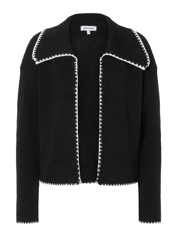 More & More Мягкий ребристый кардиган с контрастной черной отделкой
More & More Мягкий ребристый кардиган с контрастной черной отделкой