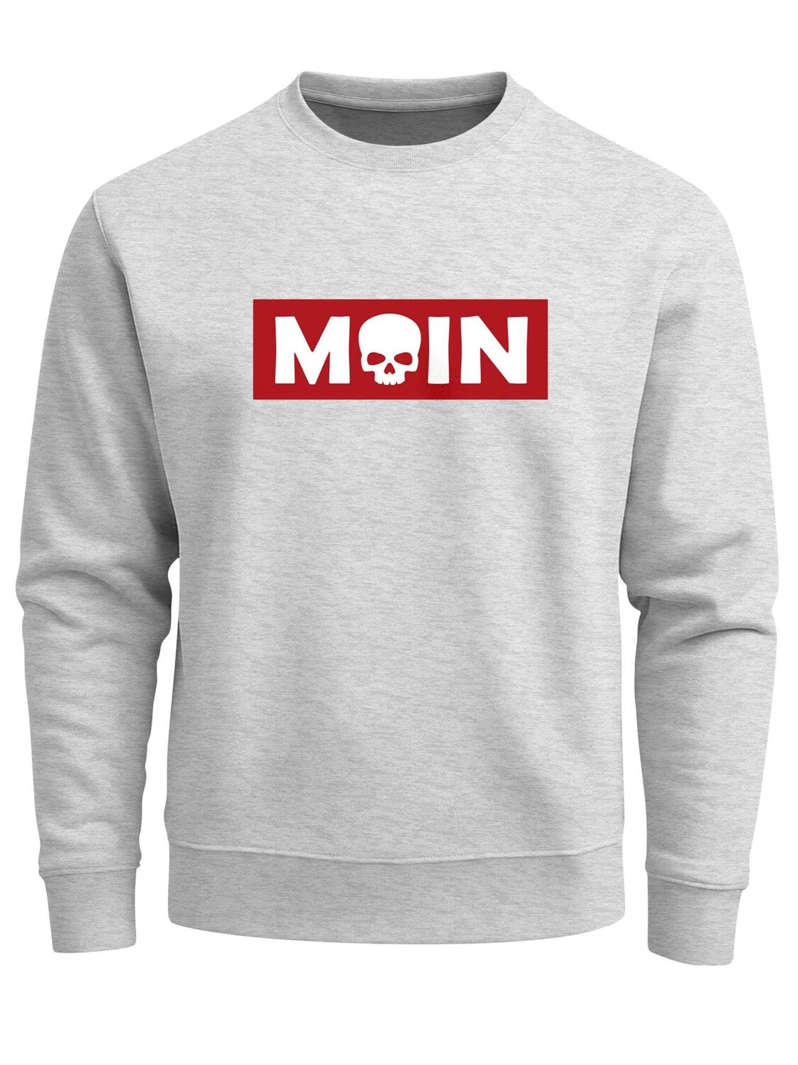 Neverless Свитшот 'Moin Skull' в сером цвете
Neverless Свитшот 'Moin Skull' в сером цвете