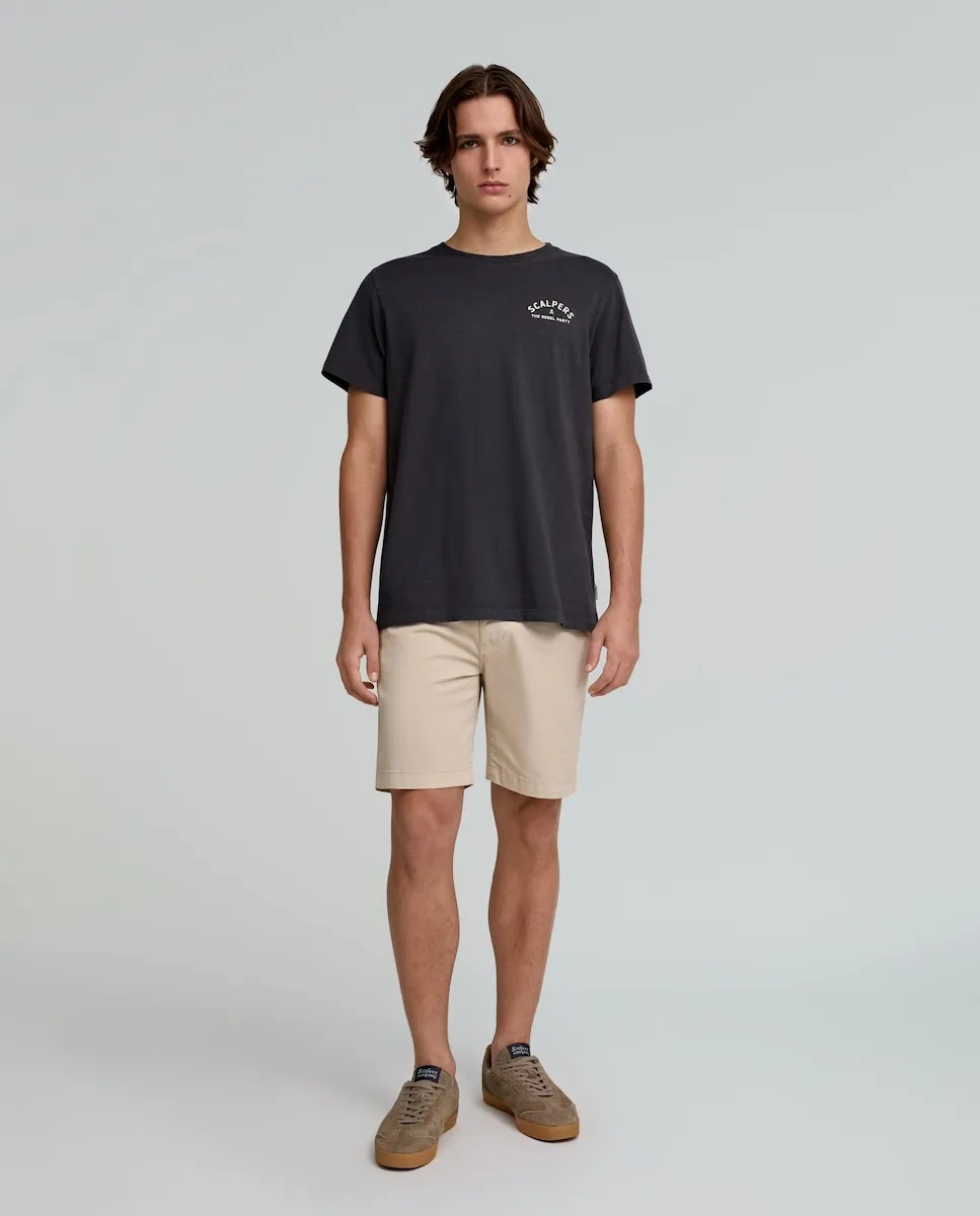 Мужские шорты-бермуды обычного кроя с застежкой на пуговицы Scalpers, бежевый
Мужские шорты-бермуды обычного кроя с застежкой на пуговицы Scalpers, бежевый