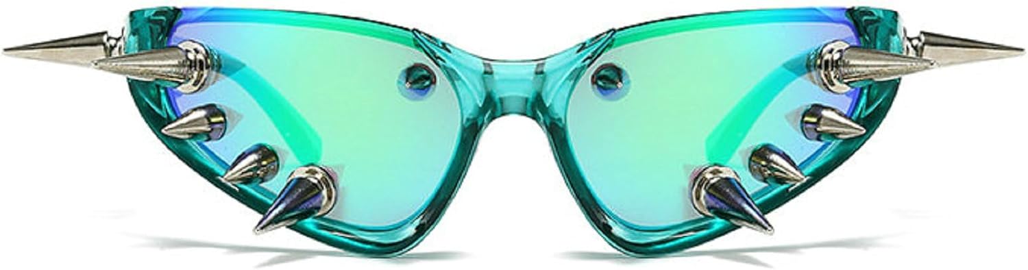 Солнцезащитные очки Y2K для женщин и мужчин, модные, с обтекаемой оправой и заклепками, стильные, в форме «кошачий глаз», дизайнерские, с защитой от УФ-излучения mincl, Green
Солнцезащитные очки Y2K для женщин и мужчин, модные, с обтекаемой оправой и заклепками, стильные, в форме «кошачий глаз», дизайнерские, с защитой от УФ-излучения mincl, Green