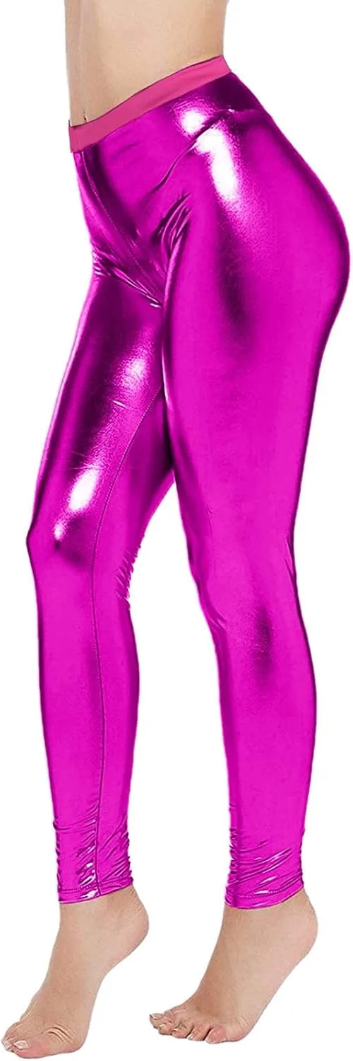 Блестящие металлические леггинсы с высокой талией и эффектом контроля живота
Блестящие металлические леггинсы с высокой талией и эффектом контроля живота