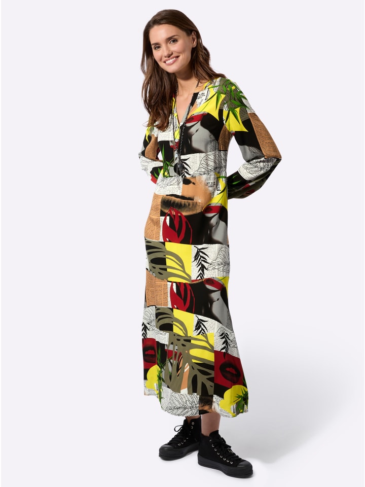 Платье с принтом черного и верблюжьего цветов WITT WEIDEN
Платье с принтом черного и верблюжьего цветов WITT WEIDEN