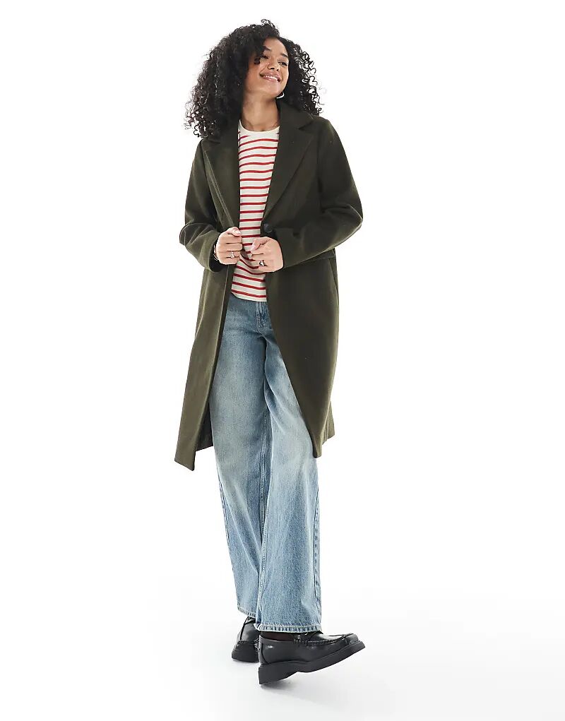 Пальто New Look цвета хаки
Пальто New Look цвета хаки